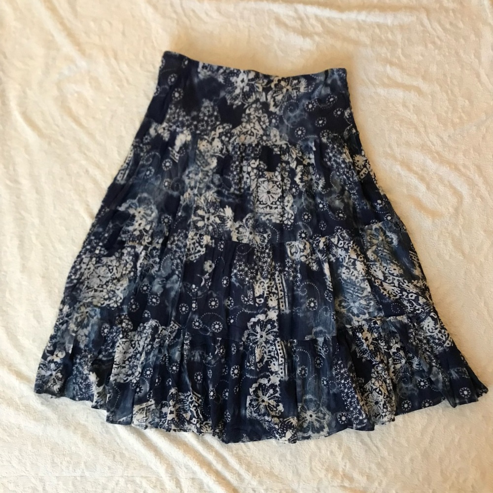 Chaps skirt blue